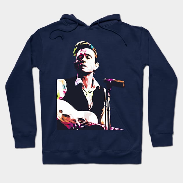 Johnny Cash Hoodie by Creativedy Stuff